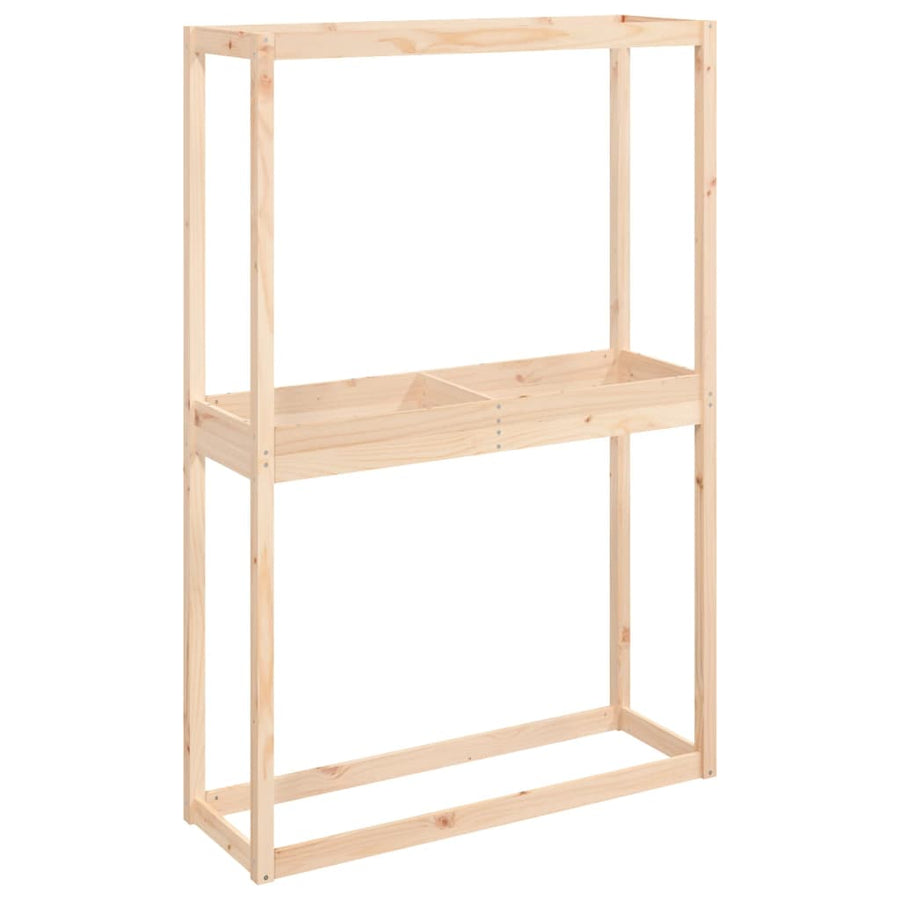 Bandenrek Massief Grenenhout 120 x 40 x 180 cm Naturel