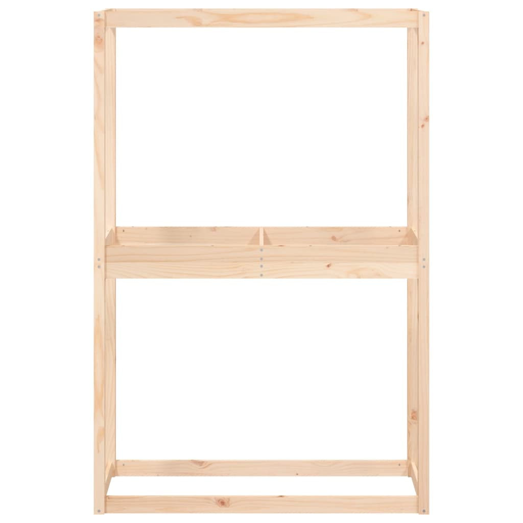 Bandenrek Massief Grenenhout 120 x 40 x 180 cm Naturel