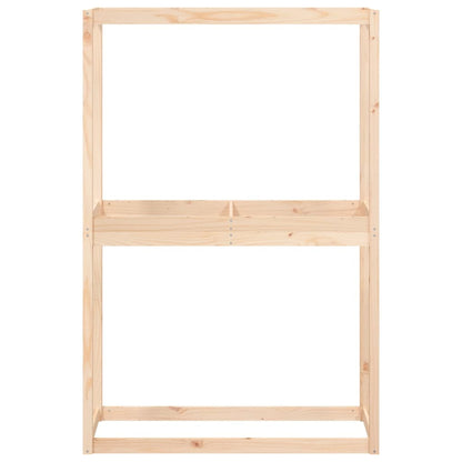 Bandenrek Massief Grenenhout 120 x 40 x 180 cm Naturel