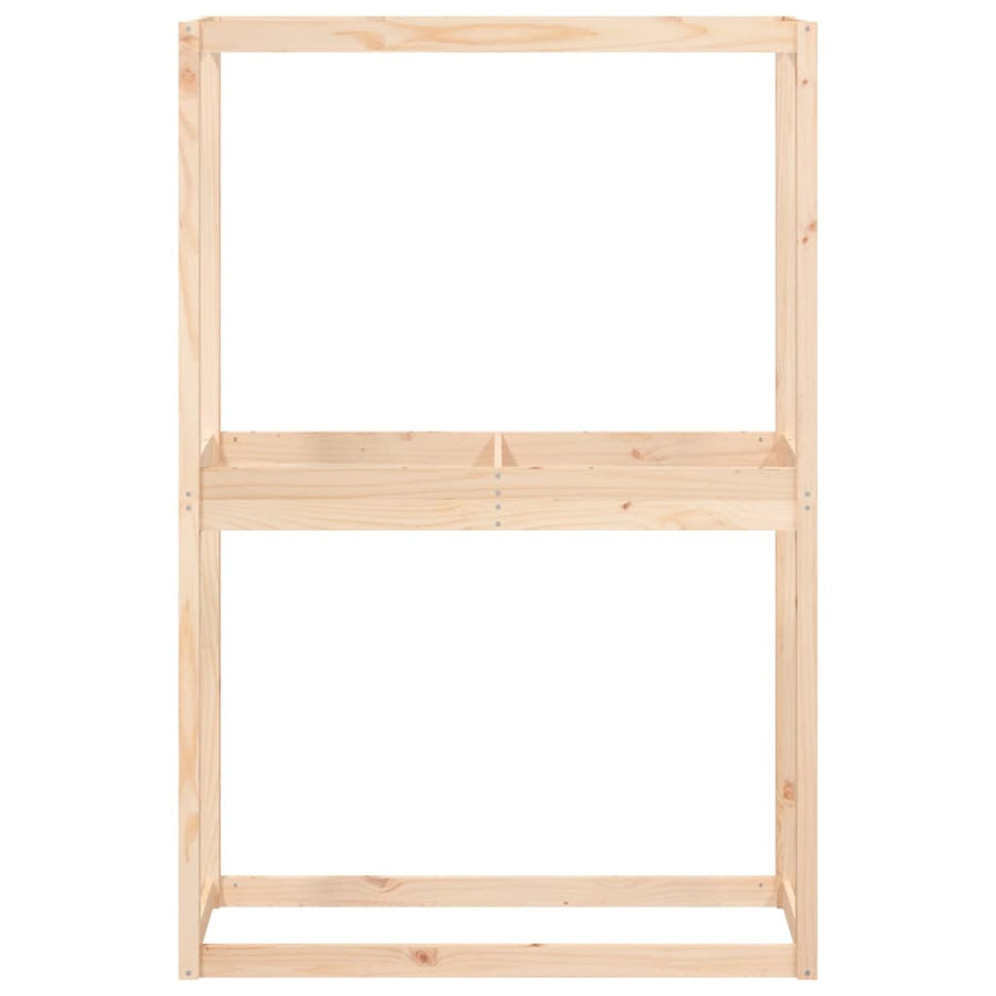 Bandenrek Massief Grenenhout 120 x 40 x 180 cm Naturel