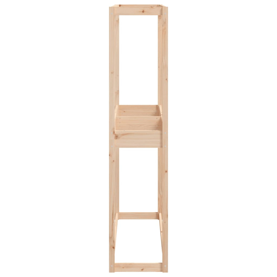 Bandenrek Massief Grenenhout 120 x 40 x 180 cm Naturel