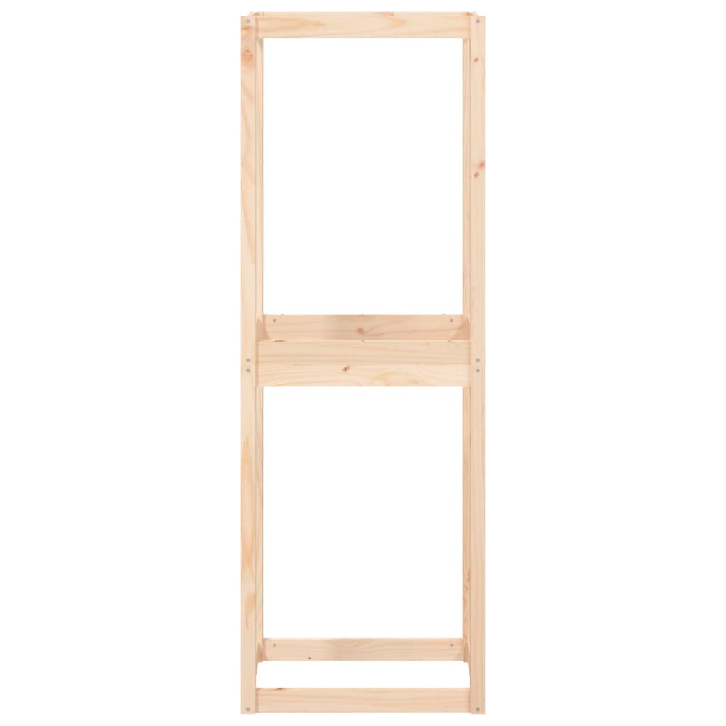 Bandenrek Massief Grenenhout 63 x 40 x 180 cm Naturel