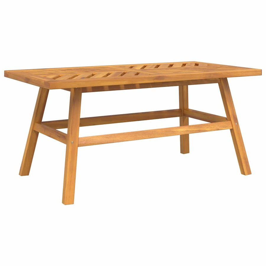 Tuin loungeset 4 pcs Bruin Massief Acaciahout