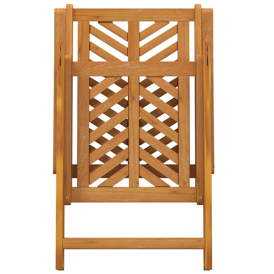 Tuinstoel 6 pcs Bruin 57 x 72 x 109 cm Massief Acaciahout