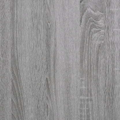 4-Delige Badkamermeubelset Bewerkt Hout Grijs Sonoma Eikenkleur
