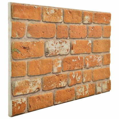 Wandpanelen 10 pcs Baksteen 100 x 50 cm EPS-schuim