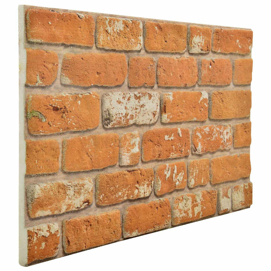 Wandpanelen 10 pcs Baksteen 100 x 50 cm EPS-schuim