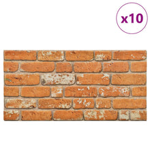 Wandpanelen 10 pcs Baksteen 100 x 50 cm EPS-schuim