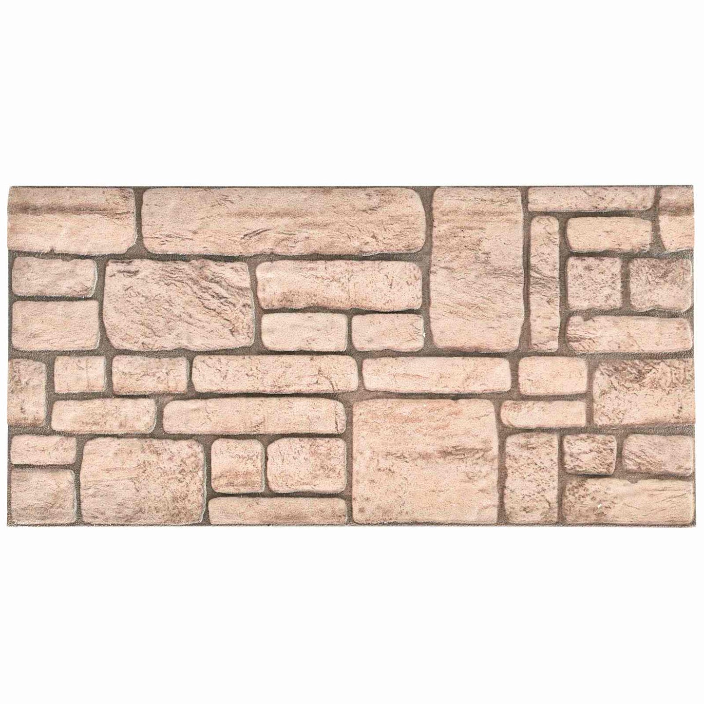 Wandpanelen 10 pcs Beige 100 x 50 cm EPS-schuim