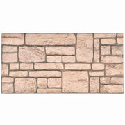 Wandpanelen 10 stuks beige 100x50 cm EPS-schuim