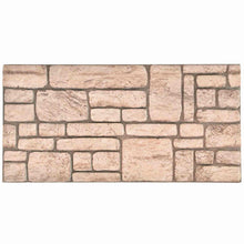 Wandpanelen 10 pcs Beige 100 x 50 cm EPS-schuim