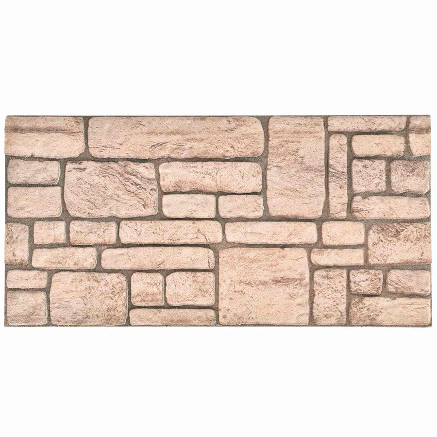 Wandpanelen 10 pcs Beige 100 x 50 cm EPS-schuim