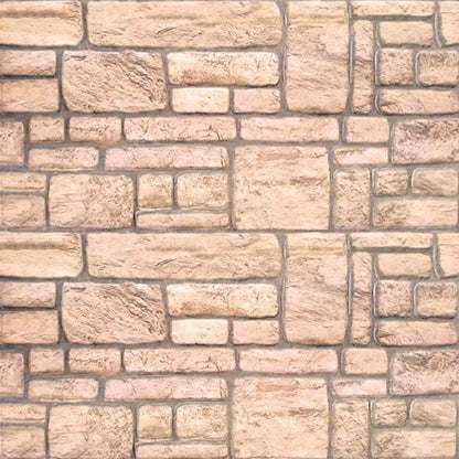 Wandpanelen 10 pcs Beige 100 x 50 cm EPS-schuim
