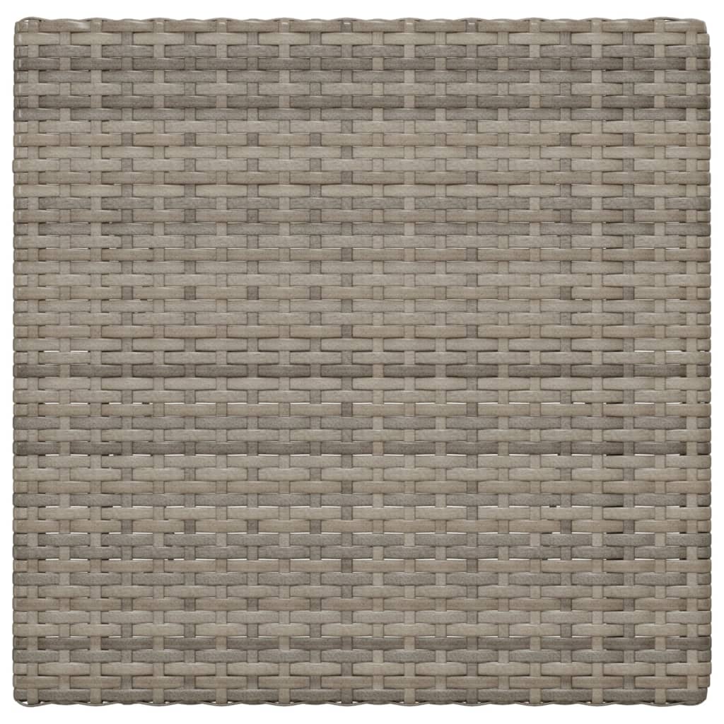 Bistrotafel Inklapbaar 55X54X71 Cm Poly Rattan Grijs