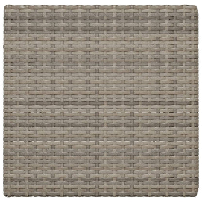 Bistrotafel Inklapbaar 55X54X71 Cm Poly Rattan Grijs