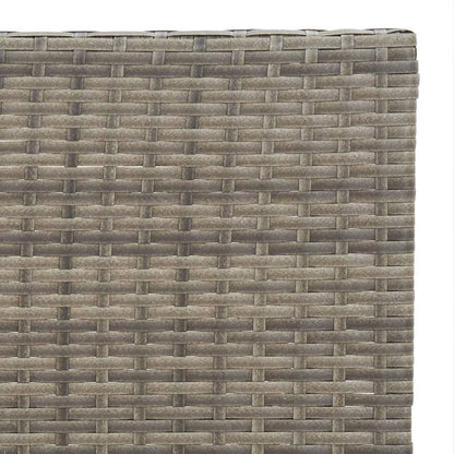 Bistrotafel Inklapbaar 55X54X71 Cm Poly Rattan Grijs