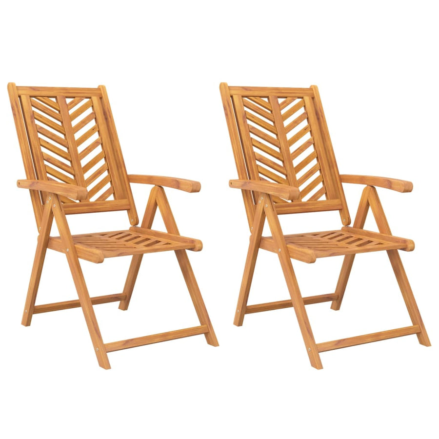 Tuinstoelen Verstelbaar Massief Acaciahout 2