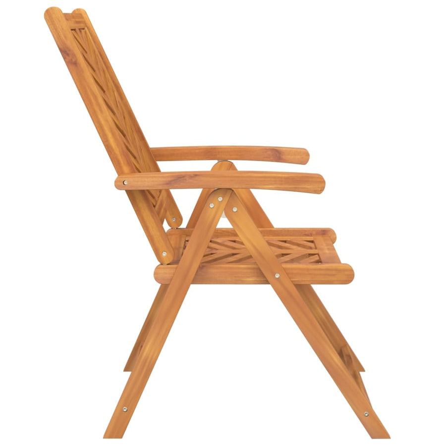 Tuinstoelen Verstelbaar Massief Acaciahout 2