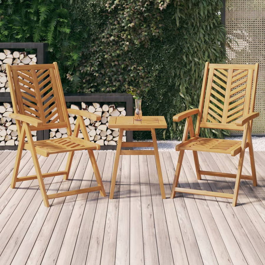 Tuinstoelen Verstelbaar Massief Acaciahout 2