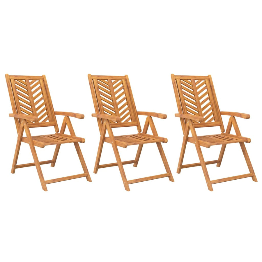 Tuinstoelen Verstelbaar Massief Acaciahout 3