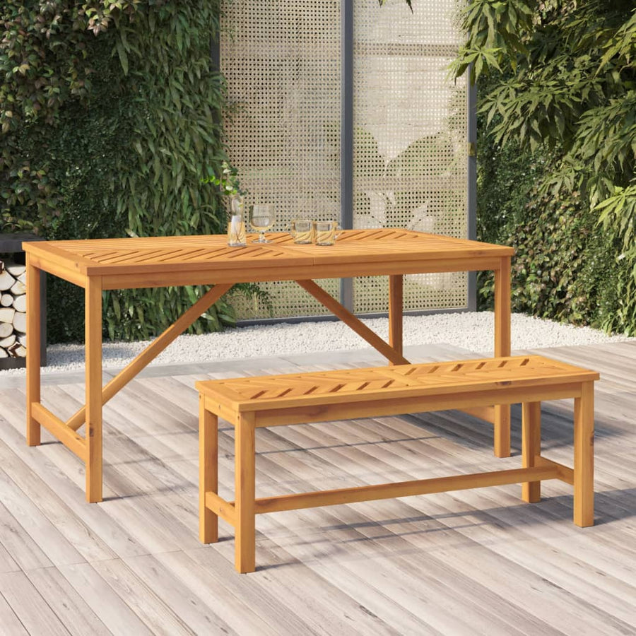Tuinbank 110 Cm Massief Acaciahout 110 x 35 x 45 cm