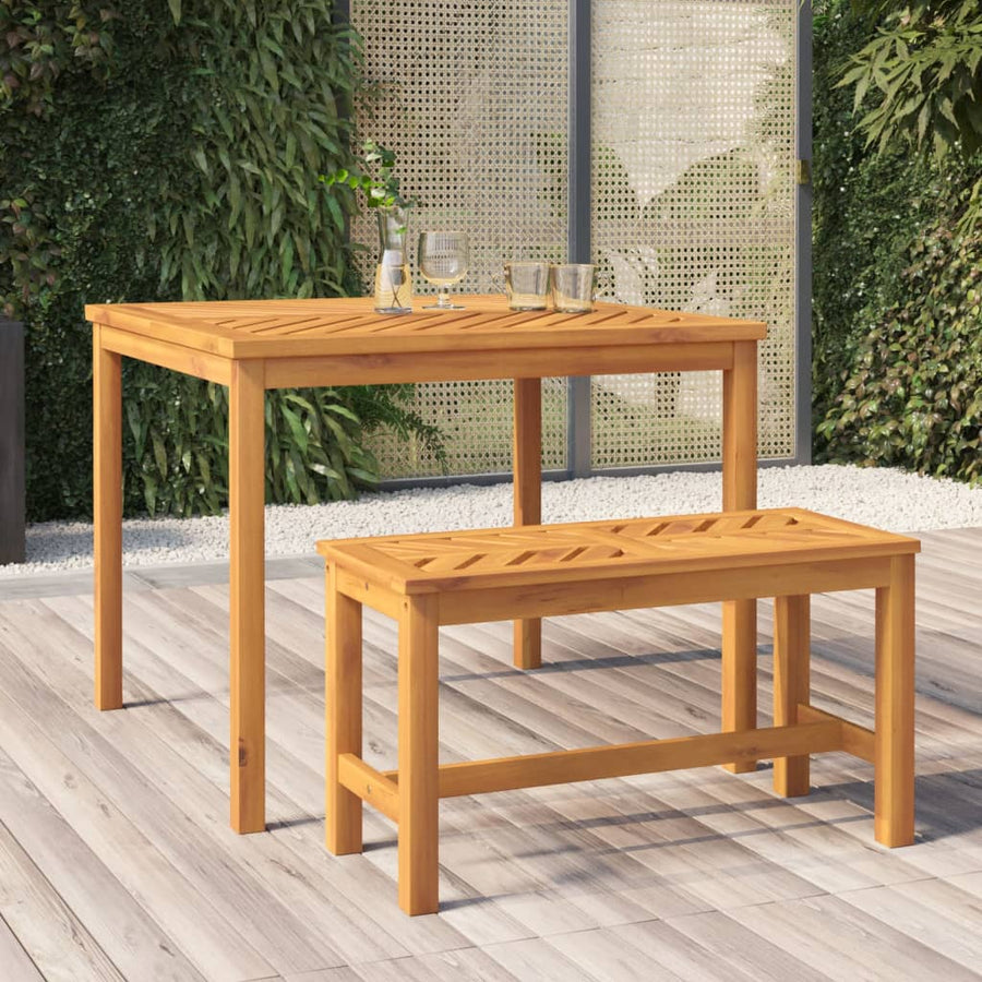 Tuintafel Massief Acaciahout 90 x 90 x 74 cm