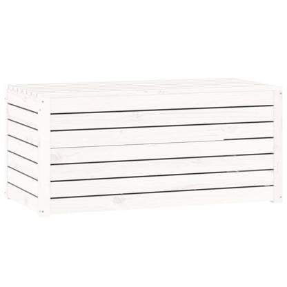 Tuinbox 101X50,5X46,5 Cm Massief Grenenhout Wit