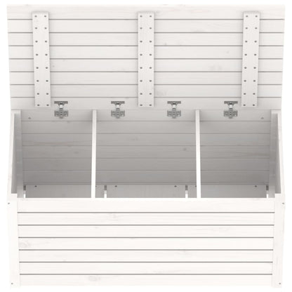 Tuinbox 101X50,5X46,5 Cm Massief Grenenhout Wit