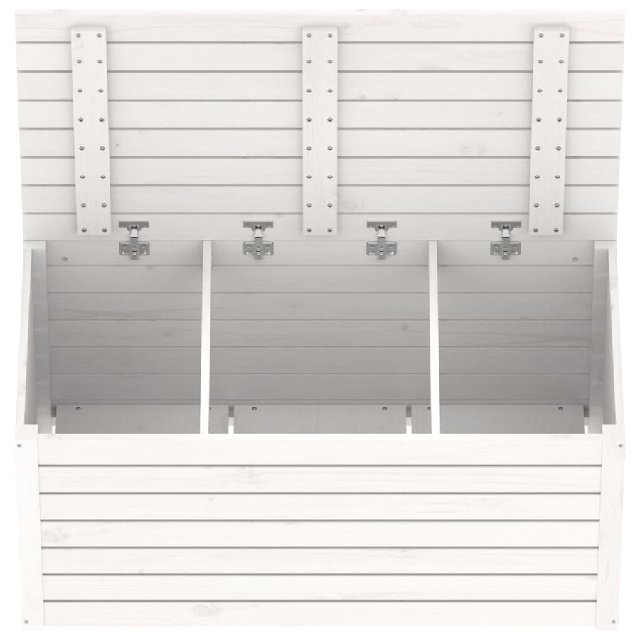 Tuinbox 101X50,5X46,5 Cm Massief Grenenhout Wit