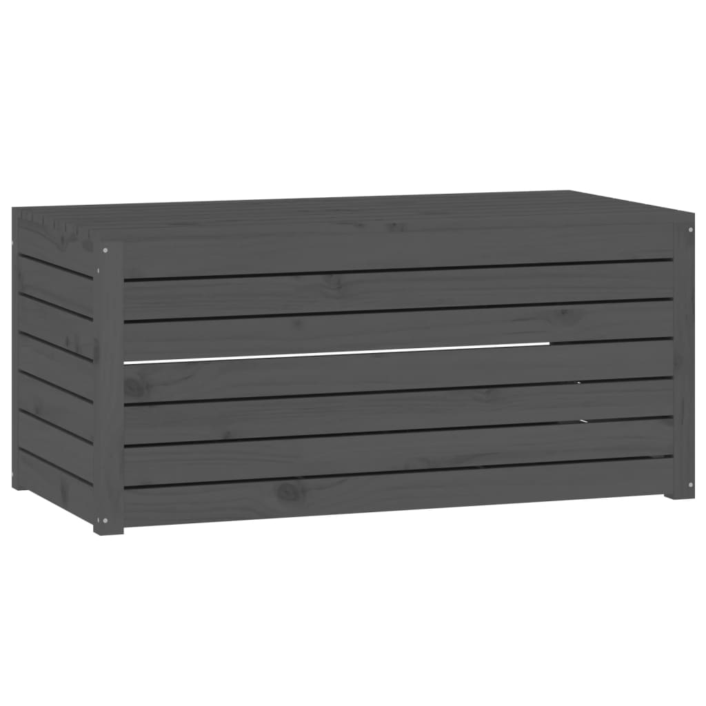 Tuinbox 101X50,5X46,5 Cm Massief Grenenhout Grijs
