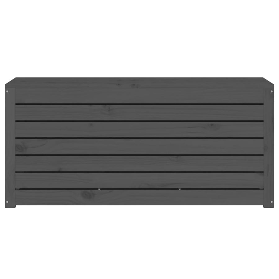 Tuinbox 101X50,5X46,5 Cm Massief Grenenhout Grijs