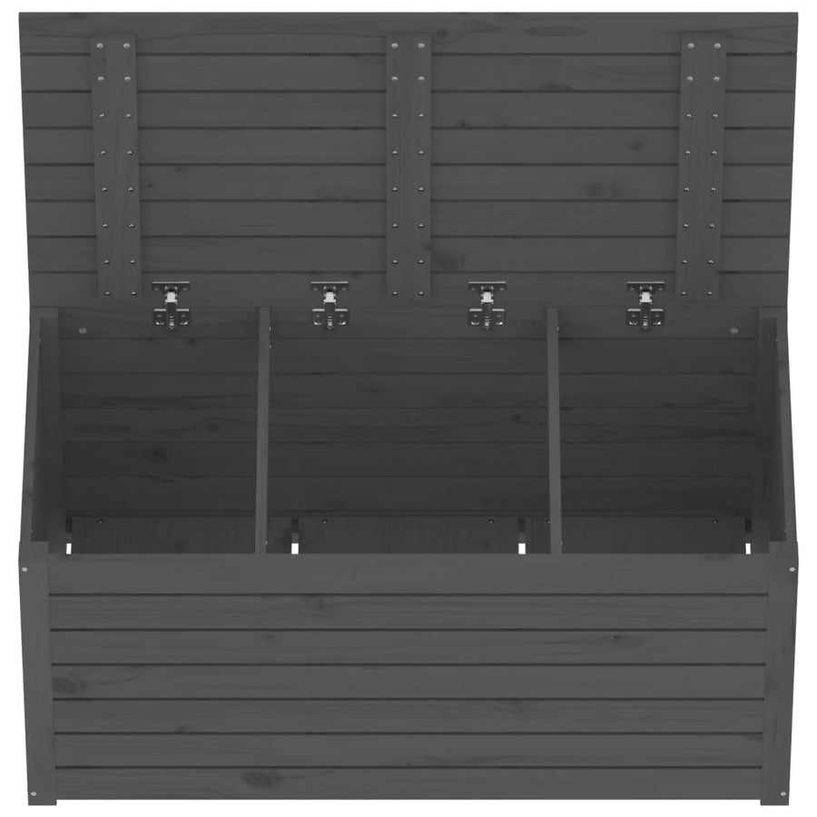 Tuinbox 101X50,5X46,5 Cm Massief Grenenhout Grijs