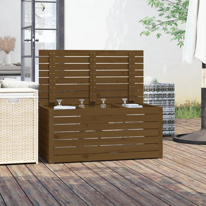 Tuinbox 101X50,5X46,5 Cm Massief Grenenhout Honingbruin