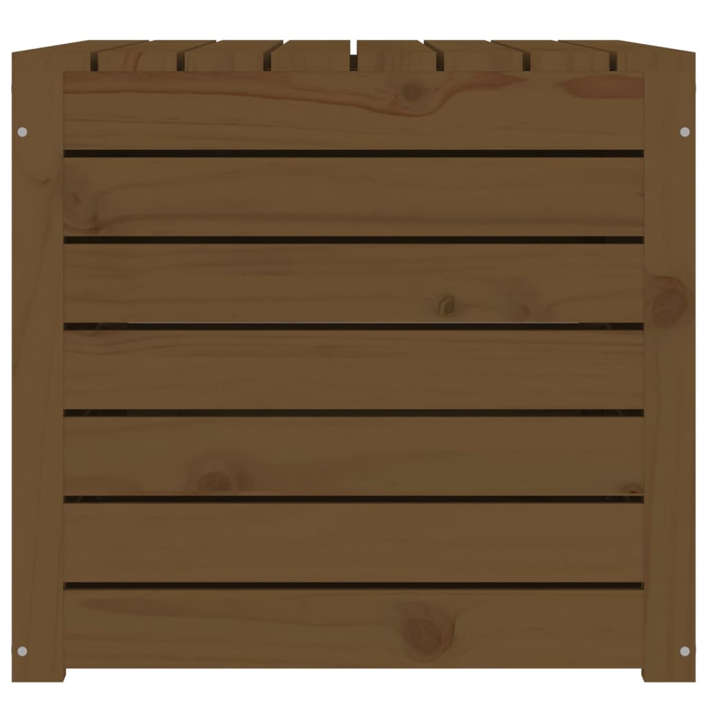 Tuinbox 101X50,5X46,5 Cm Massief Grenenhout Honingbruin