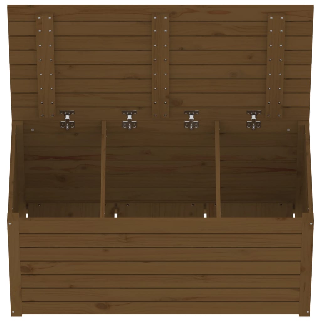 Tuinbox 101X50,5X46,5 Cm Massief Grenenhout Honingbruin
