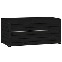 Tuinbox 101X50,5X46,5 Cm Massief Grenenhout Zwart