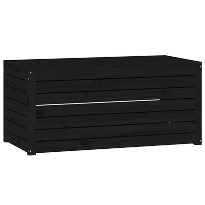 Tuinbox 101X50,5X46,5 Cm Massief Grenenhout Zwart