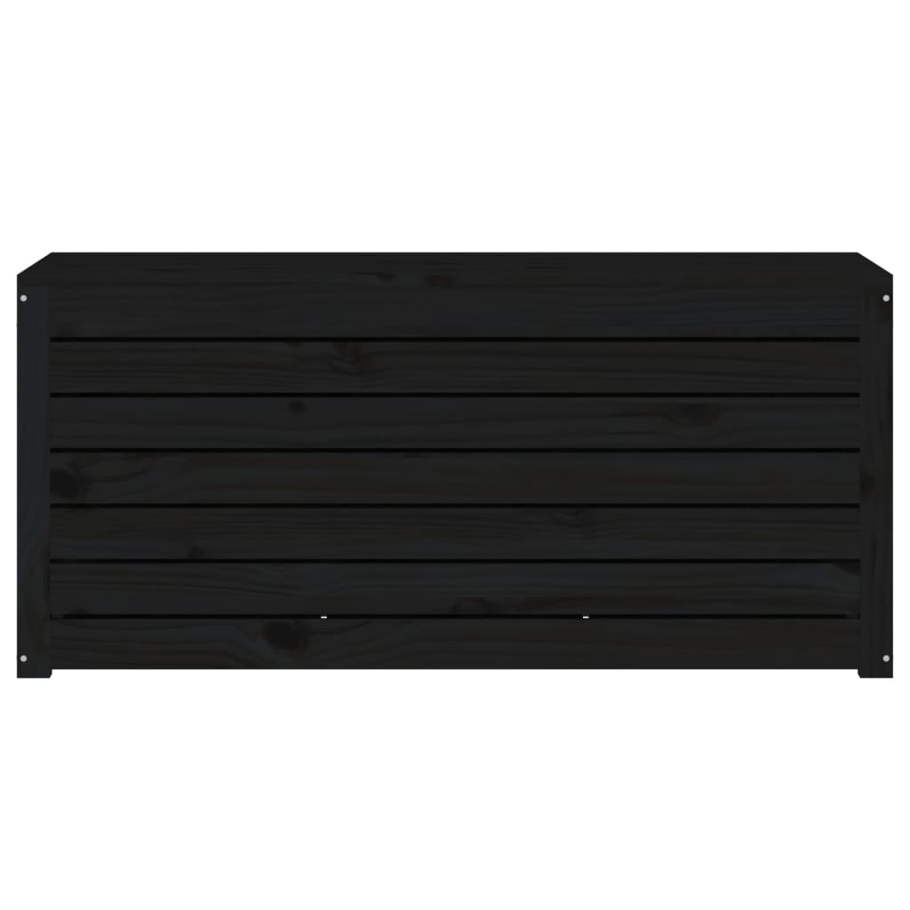 Tuinbox 101X50,5X46,5 Cm Massief Grenenhout Zwart