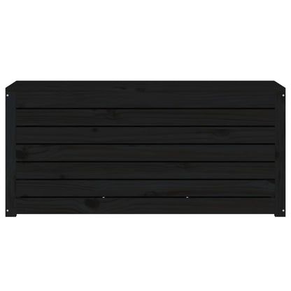Tuinbox 101X50,5X46,5 Cm Massief Grenenhout Zwart