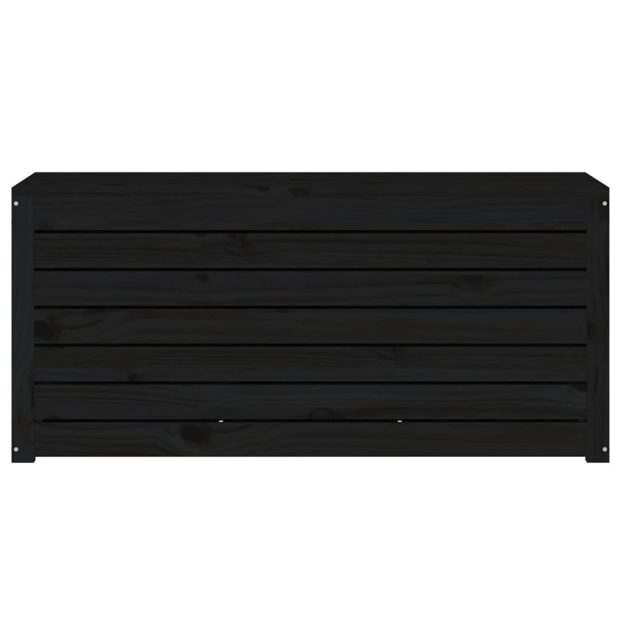 Tuinbox 101X50,5X46,5 Cm Massief Grenenhout Zwart