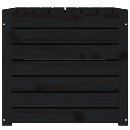 Tuinbox 101X50,5X46,5 Cm Massief Grenenhout Zwart