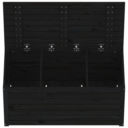 Tuinbox 101X50,5X46,5 Cm Massief Grenenhout Zwart