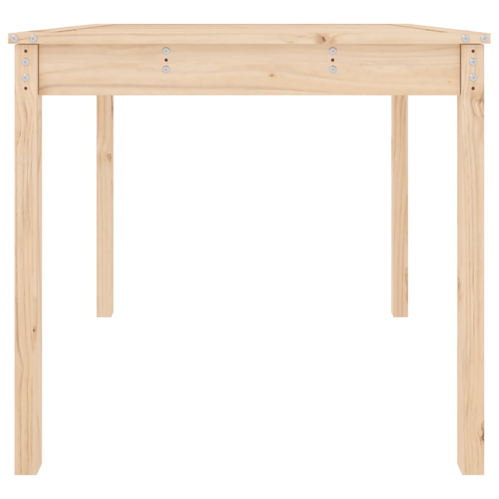 Tuintafel 82,5X82,5X76 Cm Massief Grenenhout 82.5 x 82.5 x 76 cm Natuurlijk grenenhout