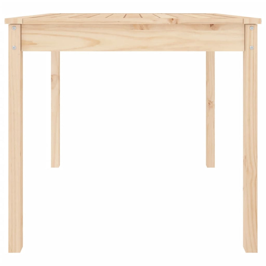 Tuintafel 82,5X82,5X76 Cm Massief Grenenhout 82.5 x 82.5 x 76 cm Natuurlijk grenenhout