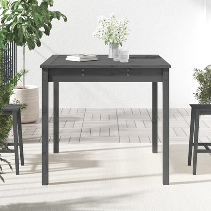Tuintafel 82,5X82,5X76 Cm Massief Grenenhout Grijs
