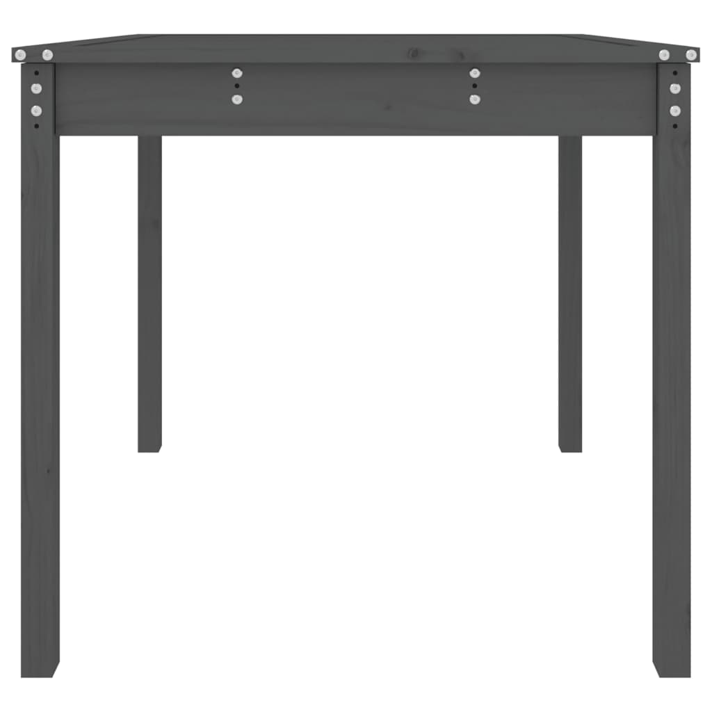 Tuintafel 82,5X82,5X76 Cm Massief Grenenhout Grijs