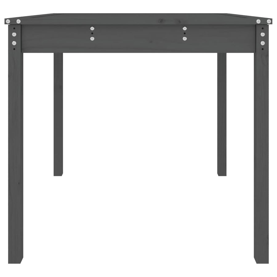 Tuintafel 82,5X82,5X76 Cm Massief Grenenhout Grijs