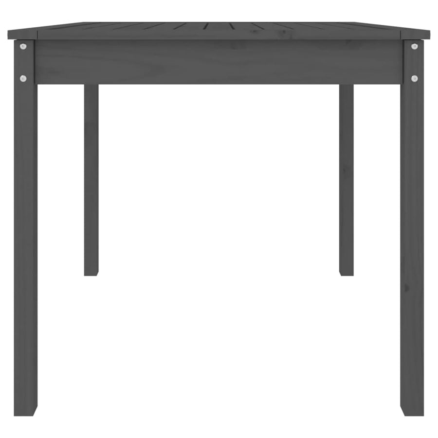 Tuintafel 82,5X82,5X76 Cm Massief Grenenhout Grijs