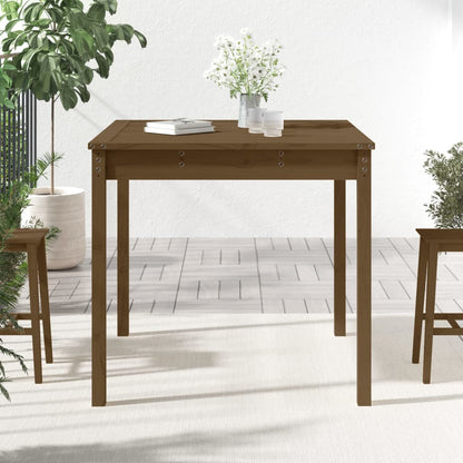 Tuintafel 82,5X82,5X76 Cm Massief Grenenhout Honingbruin