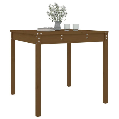 Tuintafel 82,5X82,5X76 Cm Massief Grenenhout Honingbruin